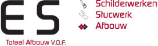 Het logo van E.S. Schilders & Afbouwbedrijf, uw stukadoor voor in Sittard